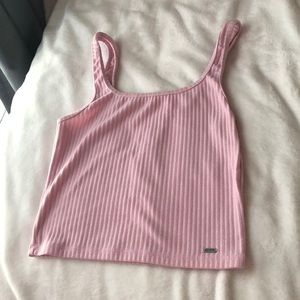 Pink hollister top